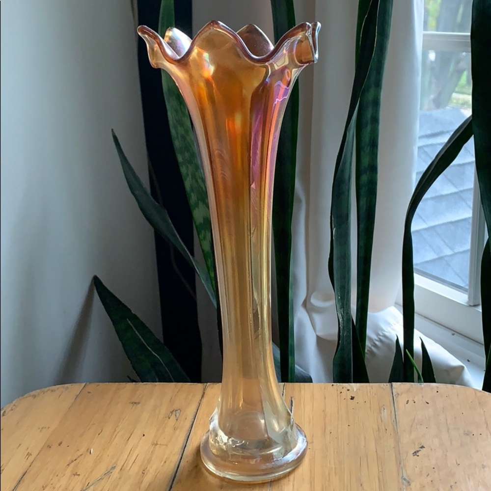 Vintage Fenton Carnival Glass Vase